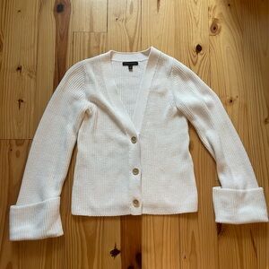 Banana Republic Cream Cardigan Sweater